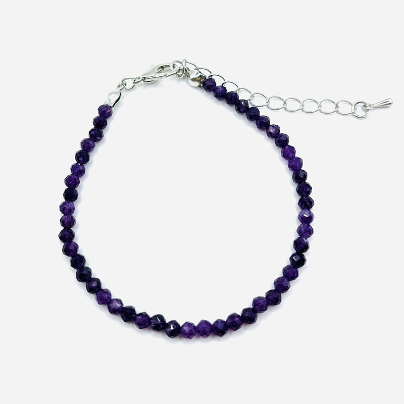 Pulsera Clarté Interior – Amatista Facetada - Mundo Tibet