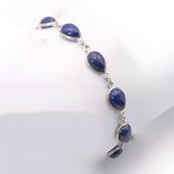 Pulsera Cielo de los Ancestros Lápiz Lazuli y Plata 925