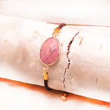 pulsera-cordón-ajustable-rhodonita - Mundo Tibet