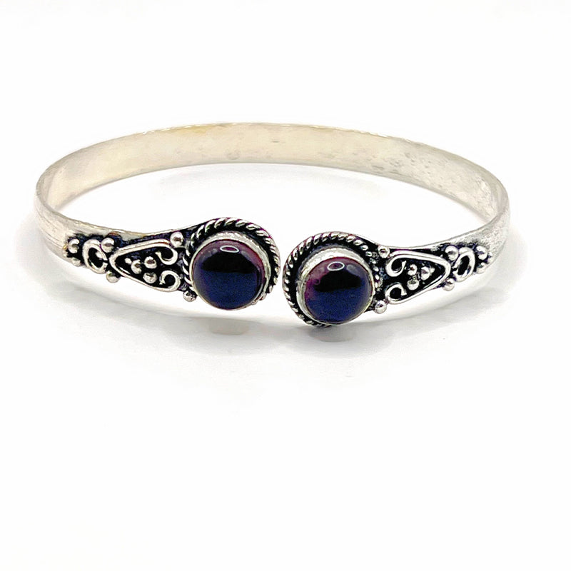 pulsera-latón-y-amatista - Mundo Tibet