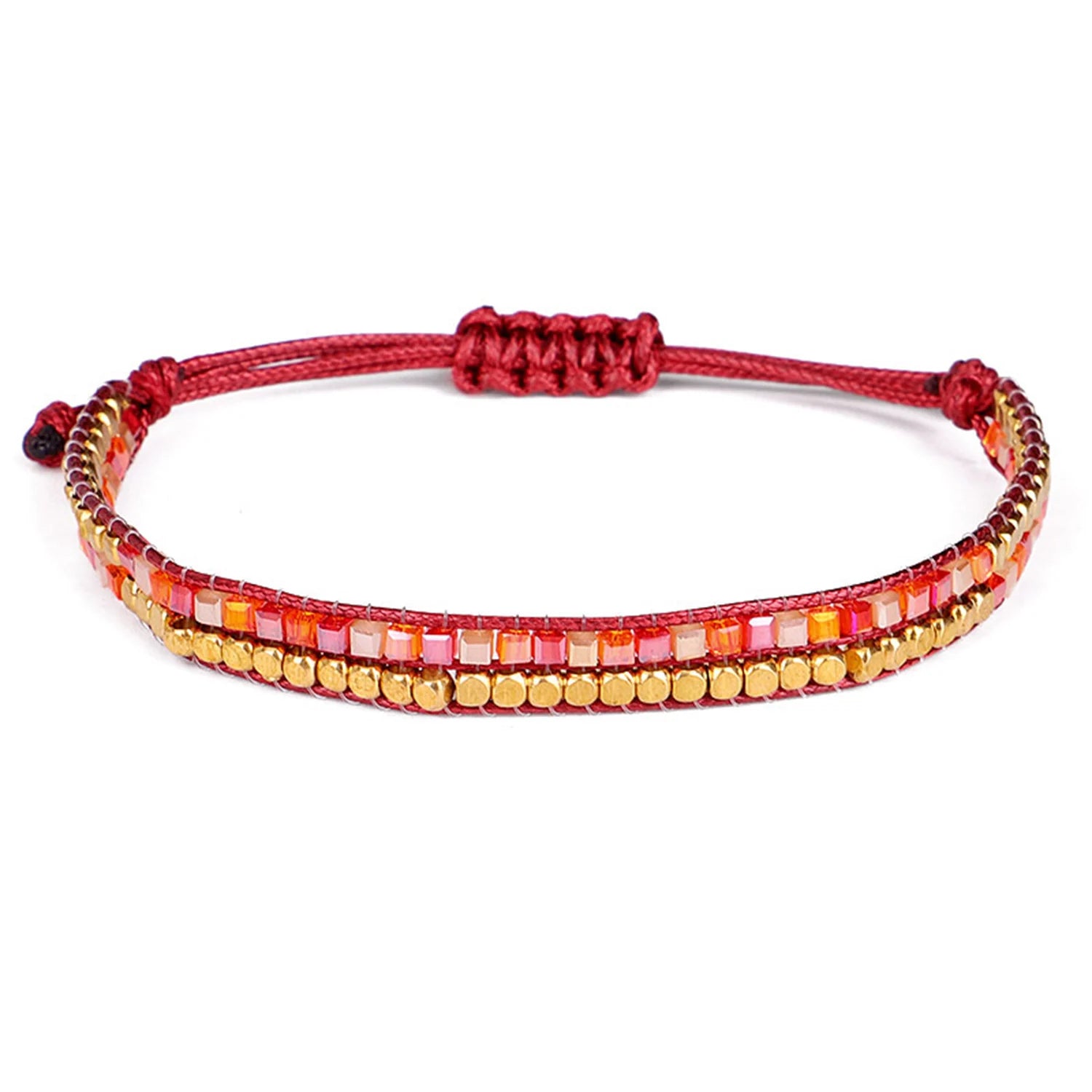 pulsera tibetana de protección con cristal y cobre - Mundo Tibet
