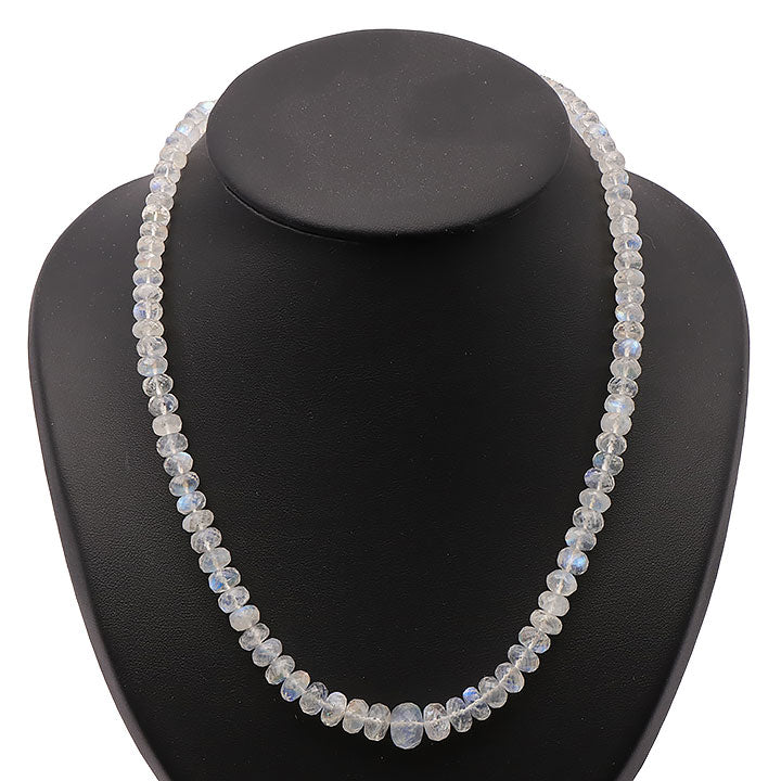 Collier Clair de Lune en Pierre de Lune – 198 cts - univers tibet
