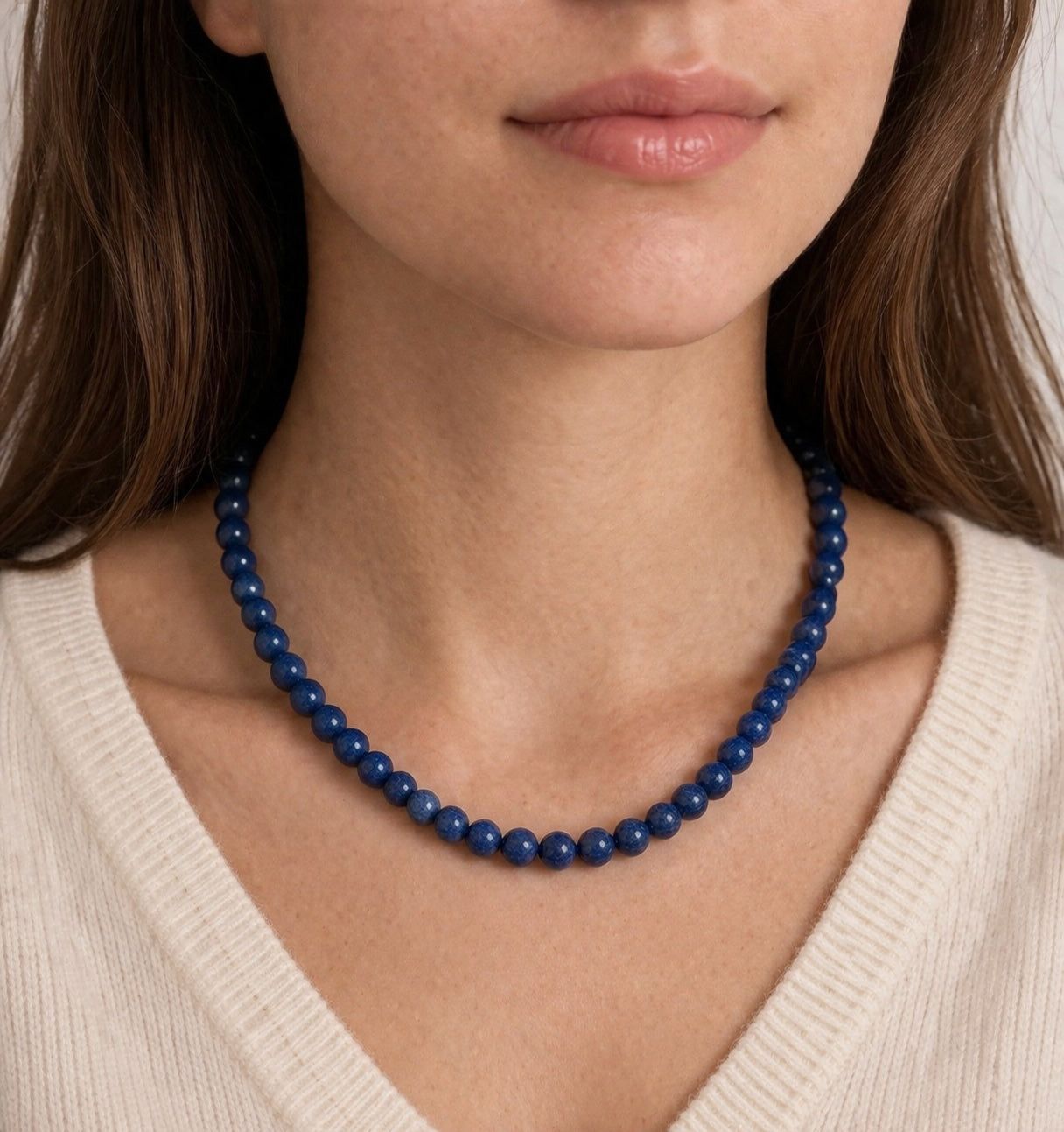 collier boules lapis_lazuli - univers tibet