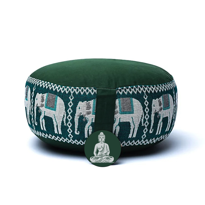 Almohada de meditación con forma de elefante - Mundo Tibet