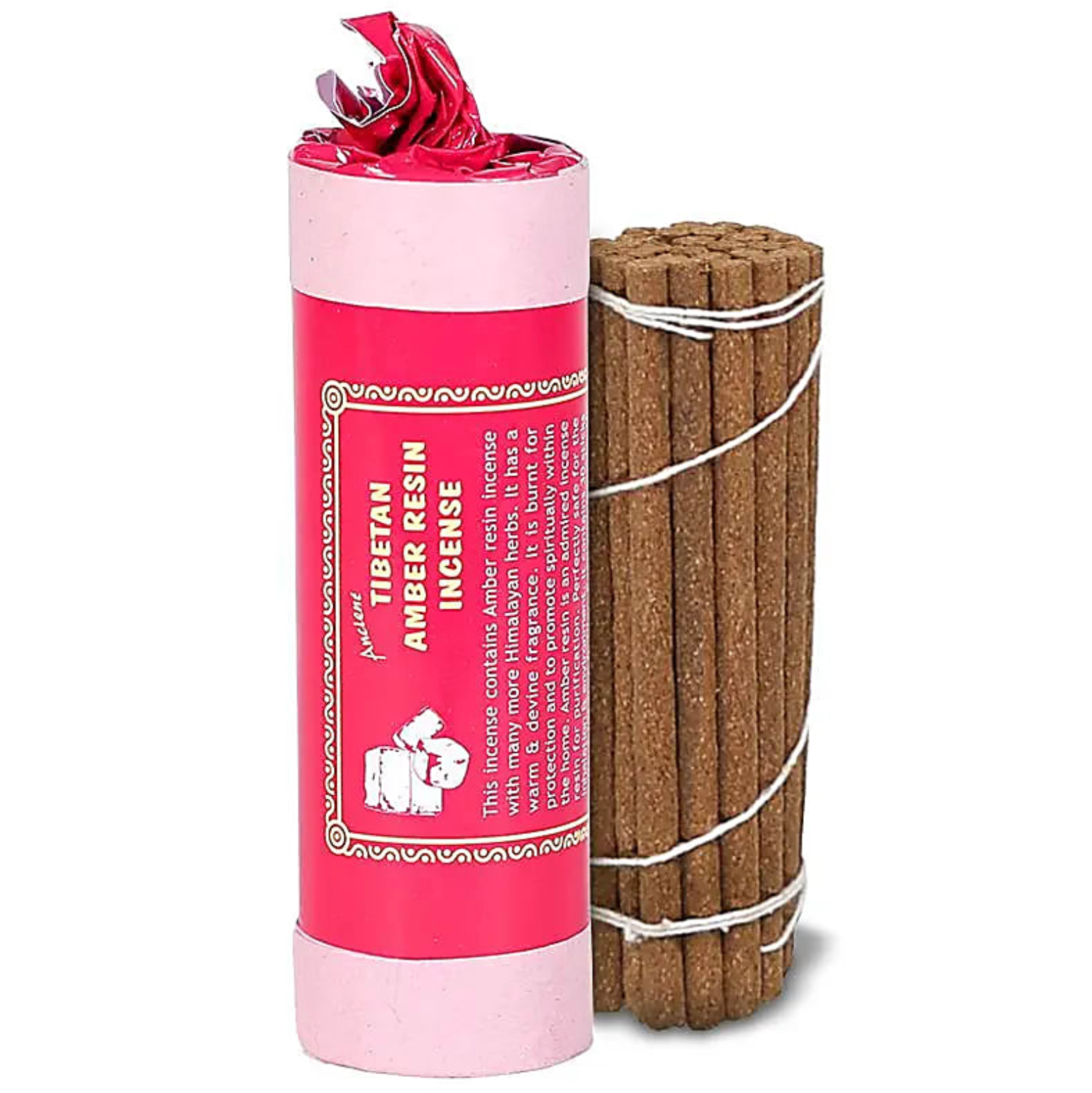Incenso tibetano hecho con resina de ámbar - Mundo Tibet
