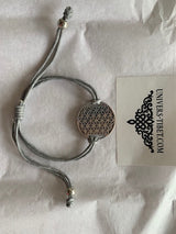 Pulseras Tejidas con el Símbolo de la Flor de la Vida