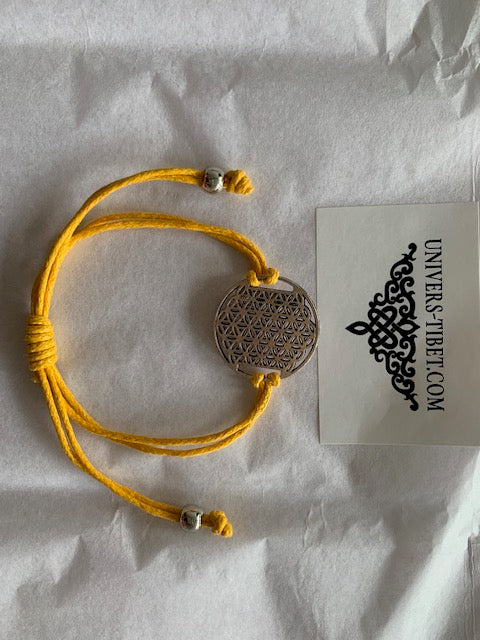Pulseras Tejidas con el Símbolo de la Flor de la Vida