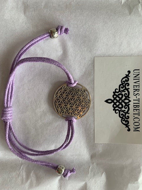 Pulseras Tejidas con el Símbolo de la Flor de la Vida