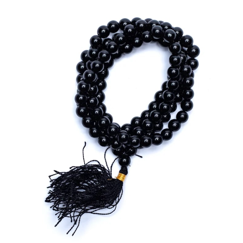 pulsera tibetana de 108 cuentas de onix