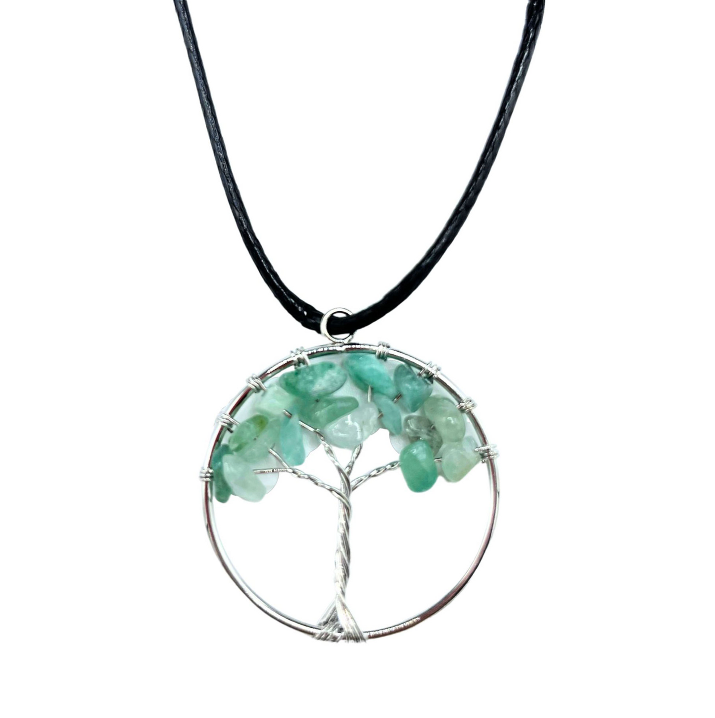 Colgante árbol de la vida de jade - Mundo Tibet