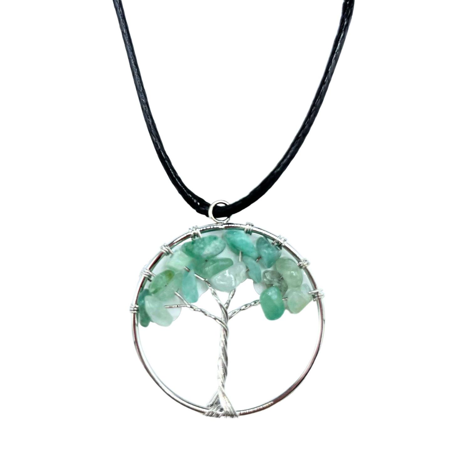 Colgante árbol de la vida de jade - Mundo Tibet