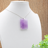 pendentif claris - amethyste naturelle - univers tibet