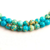 collar con 108 cuentas de mala - Turquesa - Mundo Tibet