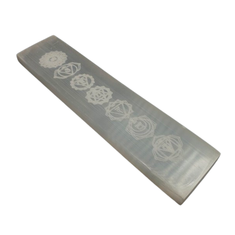 placa_de_carga_de_selenita_7_chakras - Mundo Tibet