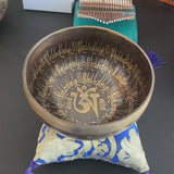 Bol Tibetano Grabado de 14 cm