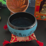 Bol Cantar Mantra Azul Cinco Budas