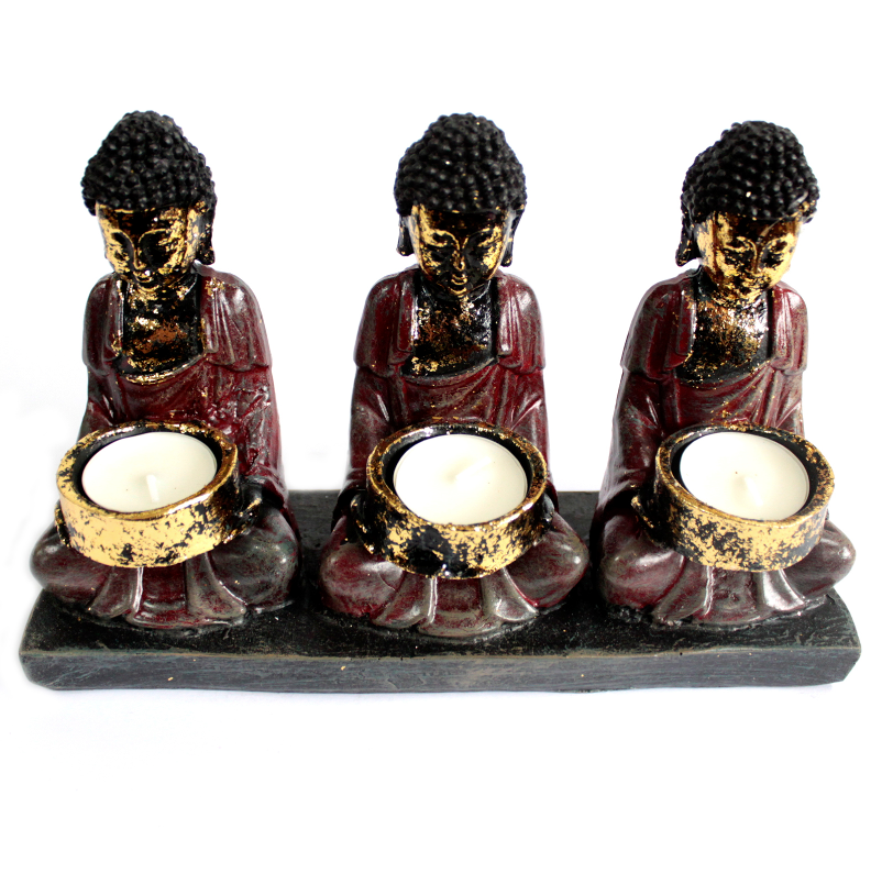Estatuas de Buda antiguas, ideales para devotos, con soportes - Mundo Tibet